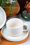 Hermia Kumsal 4 Juego de tazas de té y platillos Multicolor